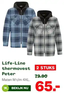 Welkoop Life-Line thermovest Peter aanbieding