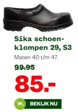 Welkoop Sika schoenklomp 29, S3 aanbieding