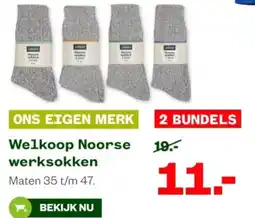 Welkoop Welkoop Noorse werksokken aanbieding
