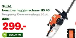 Welkoop Stihl benzine heggenschaar HS 45 aanbieding