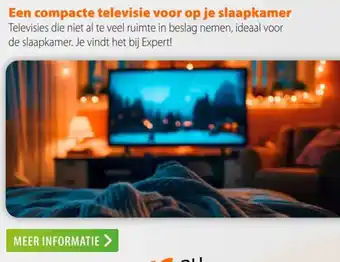 Expert Een compacte televisie voor op je slaapkamer aanbieding