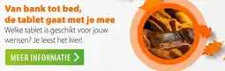 Expert Van bank tot bed, de tablet gaat met je mee aanbieding