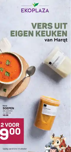 Ekoplaza Marqt soepen aanbieding