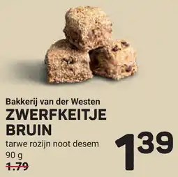 Ekoplaza Bakkerij van der Westen Zwerfkeitje bruin aanbieding