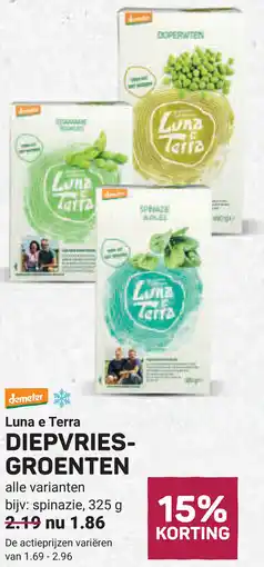 Ekoplaza Luna e Terra Diepvriesgroenten aanbieding