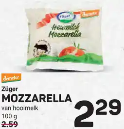 Ekoplaza Züger Mozzarella aanbieding
