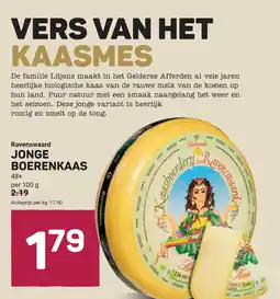 Ekoplaza Ravenswaard Jonge boerenkaas aanbieding