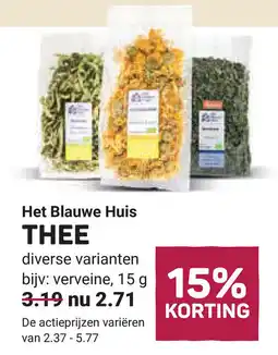 Ekoplaza Het Blauwe Huis Thee aanbieding