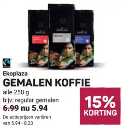 Ekoplaza Ekoplaza Gemalen koffie aanbieding
