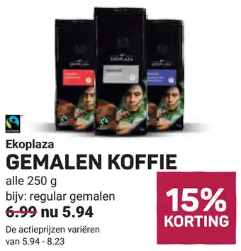 Ekoplaza Ekoplaza Gemalen koffie aanbieding