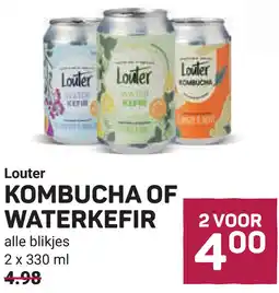 Ekoplaza Louter Kombucha of waterkefir aanbieding