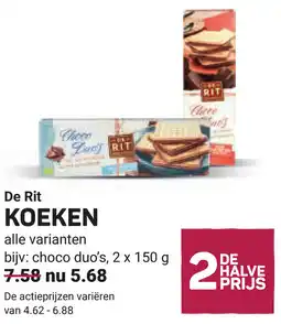 Ekoplaza De Rit Koeken aanbieding