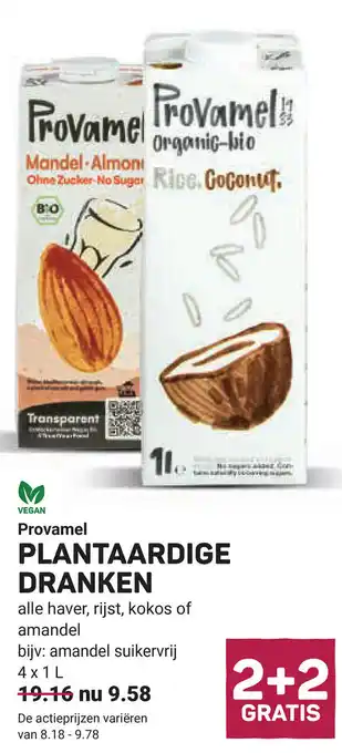 Ekoplaza Provamel Plantaardige dranken aanbieding
