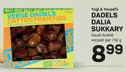 Ekoplaza Yogi & Yousef's Dadels dalia sukkary aanbieding