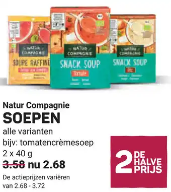Ekoplaza Natur Compagnie Soepen aanbieding