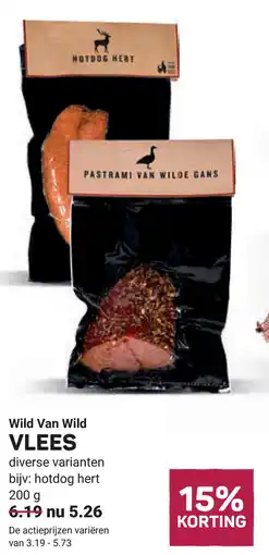 Ekoplaza Wild Van Wild Vlees aanbieding