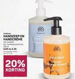 Ekoplaza Urtekram Handzeep en handcrème aanbieding