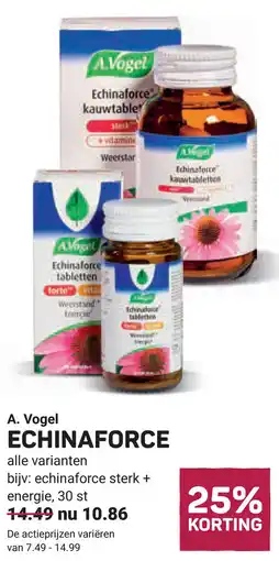 Ekoplaza A.Vogel Echinaforce aanbieding