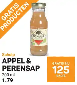 Ekoplaza Schulp Appel & perensap aanbieding