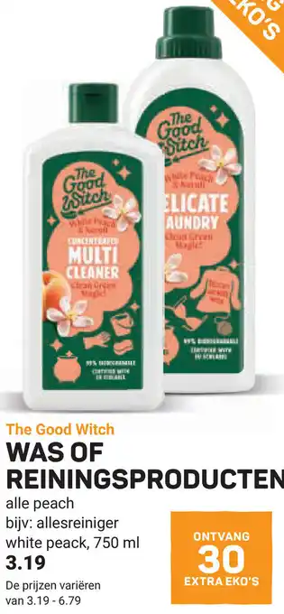 Ekoplaza The Good Witch Was of reiningsproducten aanbieding