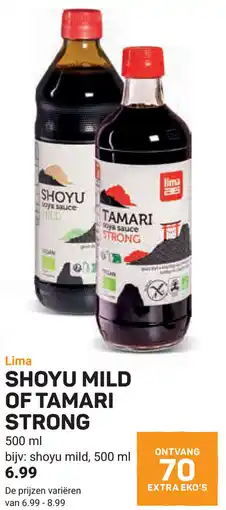 Ekoplaza Lima Shoyu mild of tamari strong aanbieding