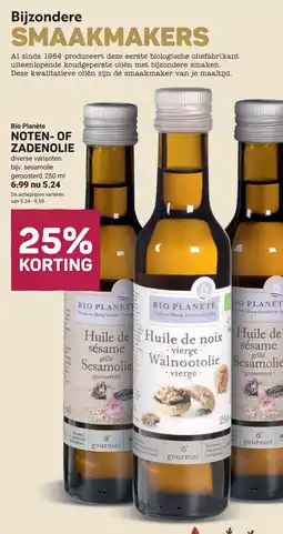 Ekoplaza Bio Planète Noten of zadenolie aanbieding
