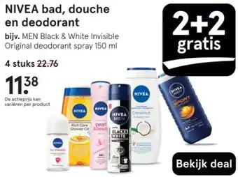 Etos NIVEA bad, douche en deodorant aanbieding