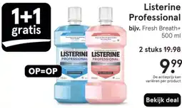 Etos Listerine Professional aanbieding
