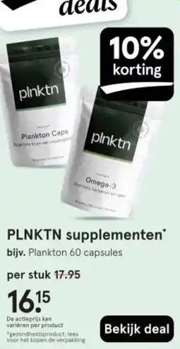 Etos Plnktn supplementen aanbieding