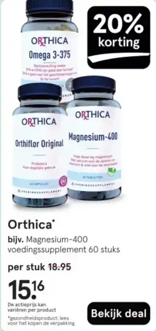 Etos Orthica aanbieding