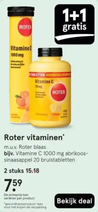 Etos Roter vitaminen aanbieding