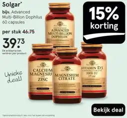 Etos Solgar aanbieding