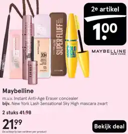 Etos Maybelline aanbieding