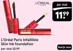 Etos L'Oréal Paris Infaillible Skin Ink foundation aanbieding