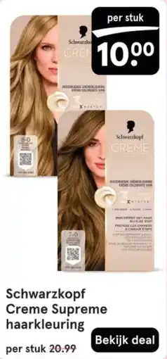 Etos Schwarzkopf Creme Supreme haarkleuring aanbieding