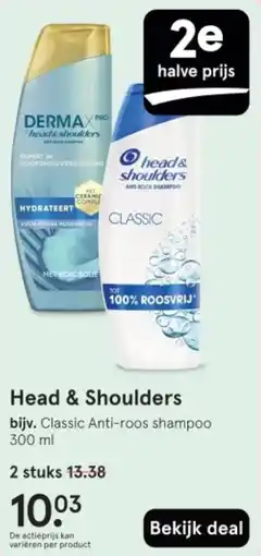 Etos Head & Shoulders aanbieding