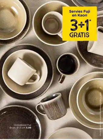 Xenos Ontbijtbord Fuji aanbieding