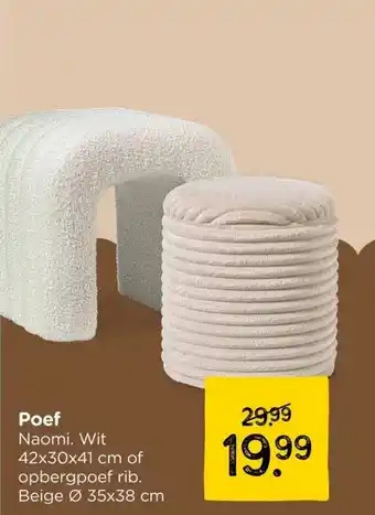 Xenos Poef aanbieding