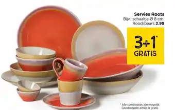 Xenos Servies Roots aanbieding