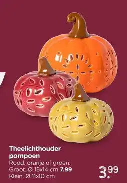Xenos Theelichthouder pompoen aanbieding