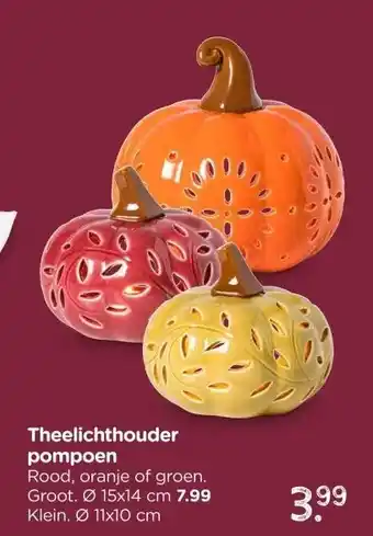 Xenos Theelichthouder pompoen aanbieding