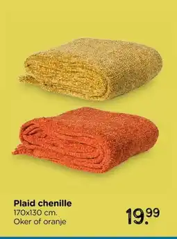 Xenos Plaid chenille aanbieding