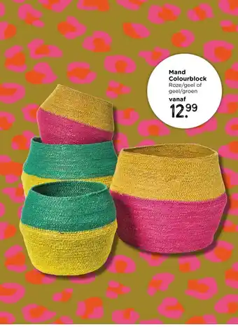 Xenos Mand Colourblock aanbieding