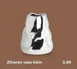 Xenos Zilveren vaas klein aanbieding
