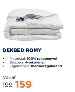 TotaalBED Dekbed Romy 100% wol | 140 x 200 cm | 4-seizoenen aanbieding