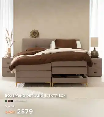 TotaalBED Boxspring Ostland elektrisch aanbieding