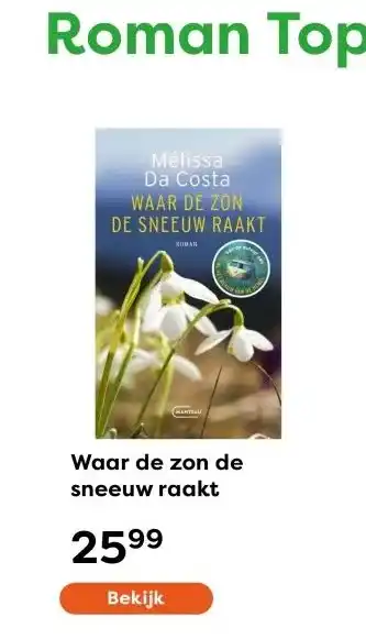 The Read Shop Waar de zon de sneeuw raakt aanbieding