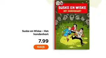 The Read Shop Suske en Wiske - Het hondenhart aanbieding