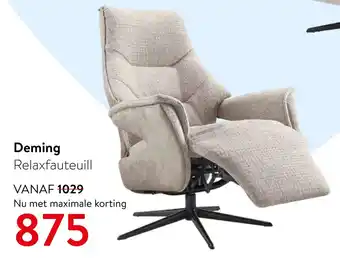 Profijt Meubel Deming Relaxfauteuill aanbieding