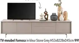 Pronto wonen TV meubel Famosa aanbieding